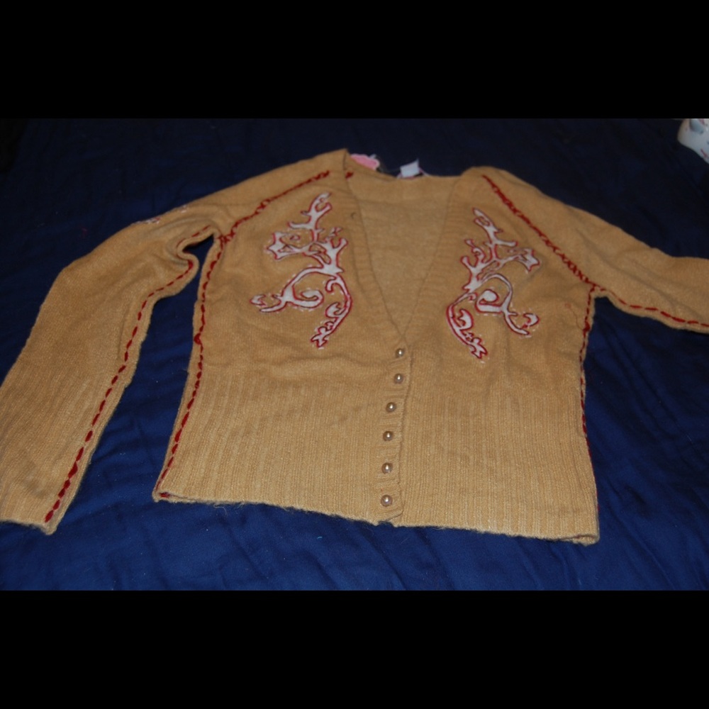 Pura Vida tan cardigan XL